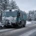 Trombia Free autonomous street sweeper operating in Nordic winter conditions